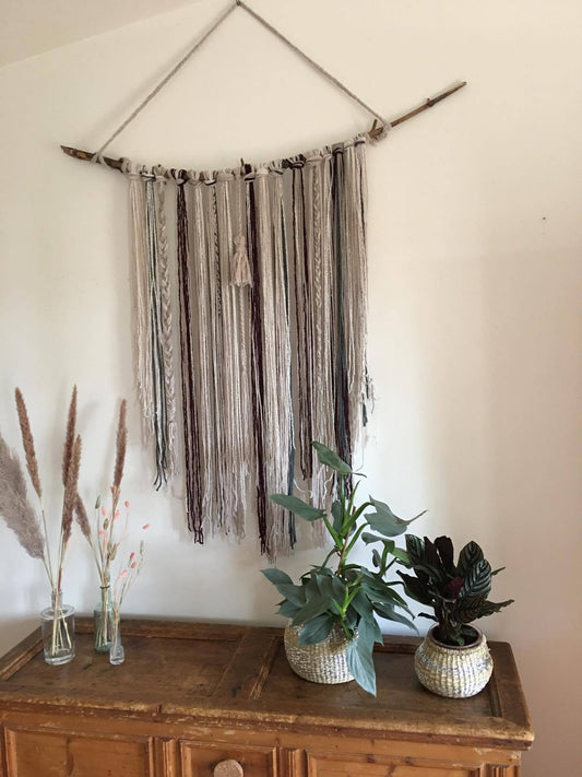 Wandbehang aus Wolle