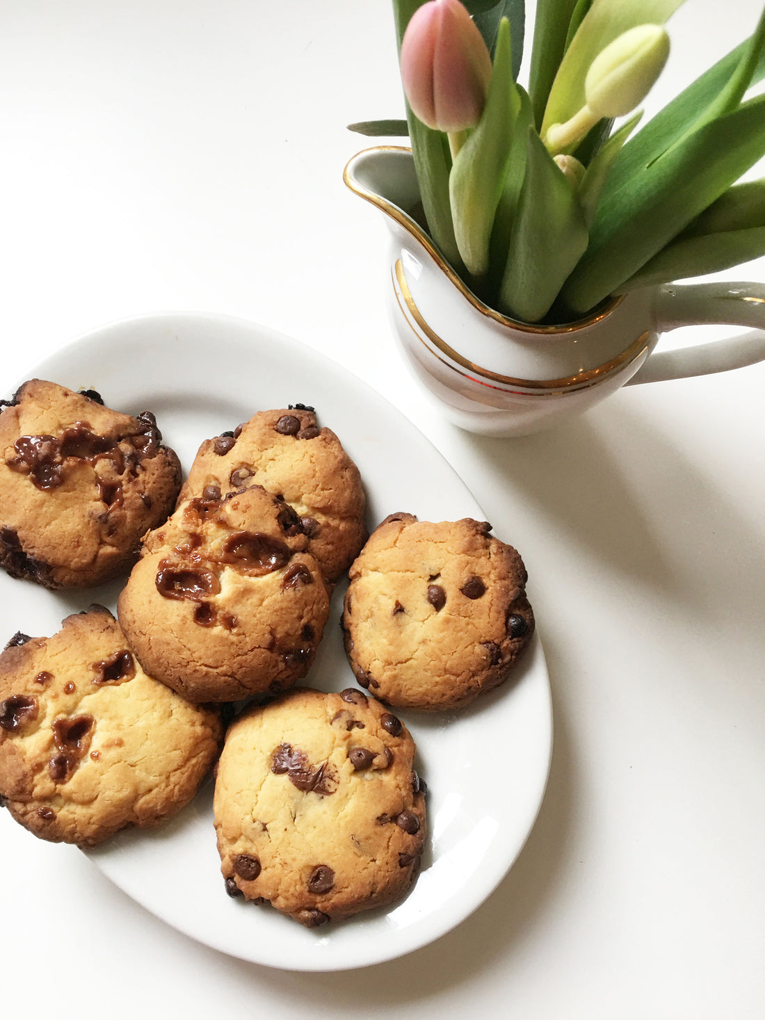 Schokochip Cookies und Karamell Cookies Rezept